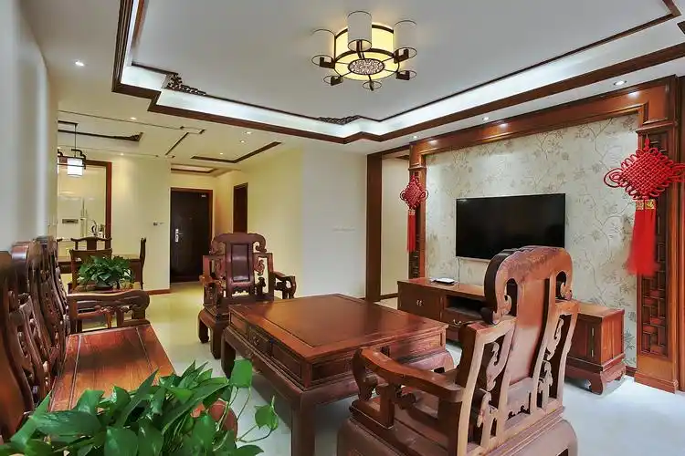 中式客厅装饰效果图 中式客厅装修设计效果图