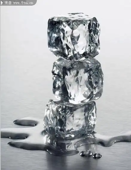 冰块高清素材融化的冰