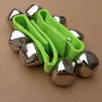 新年礼物 奥尔夫乐器串铃 腕铃儿童舞蹈手铃脚铃幼儿园早教教具手摇