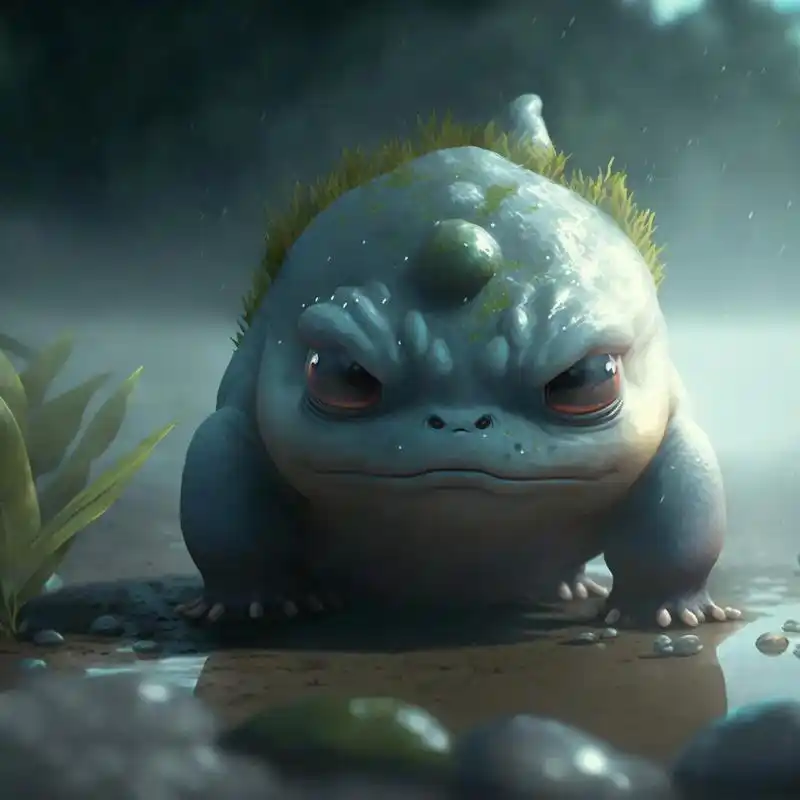 妙蛙种子.#ai绘画生成 #视觉冲击 #高清图片 - 抖音