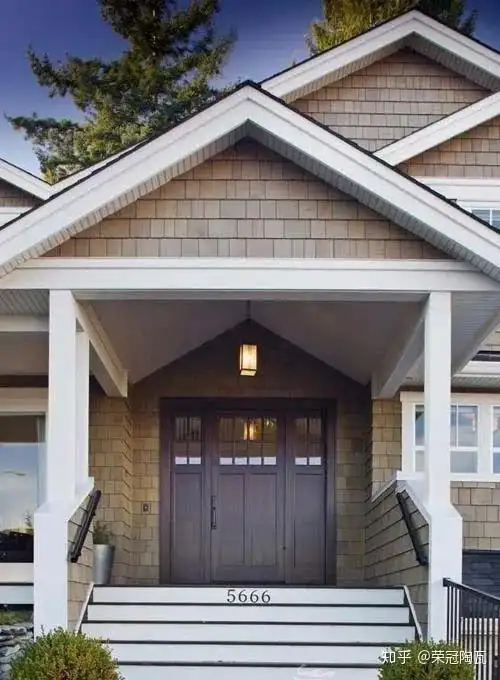 农村都在做的自建房门廊到底有多美