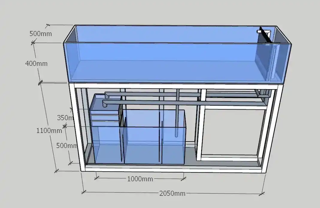 上热门97 #鱼缸制作 过年期间只制图不生产 - 抖音