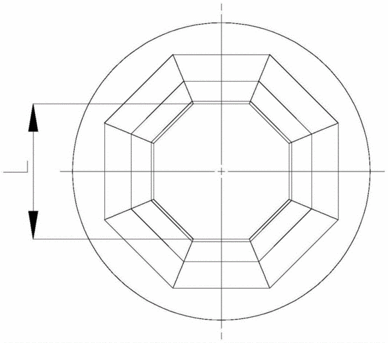 正八边形拉拔模的制作方法