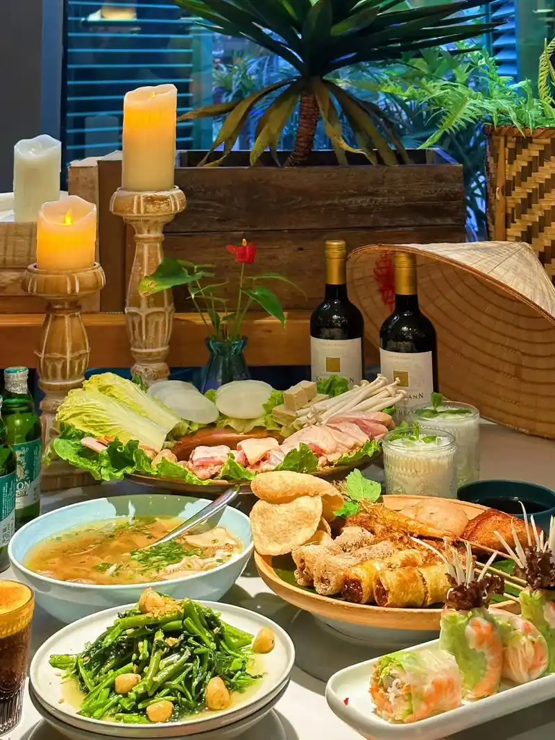 97越南草帽火锅,冬日里的热乎美味92.喽,小伙伴们!