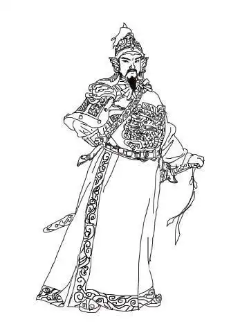 的简笔画的画法岳飞简笔画画法岳飞简单的简笔画画法岳飞带马简笔画