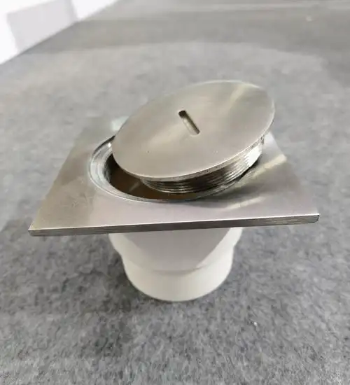 304不锈钢清扫口地漏地面检查口扫除口堵头排污口工程养猪场pvc管