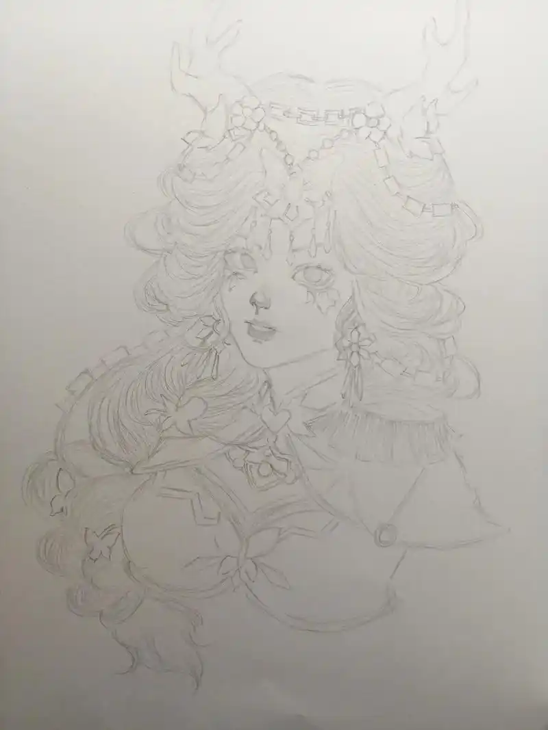 绘画 #祭司 #第五人格 #绘画过程 三十号上学啦 - 抖音