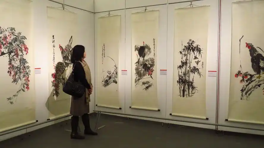 天津美术馆神鼎迎春书画展(纪实抓拍)