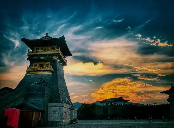 襄阳中国唐城夜景