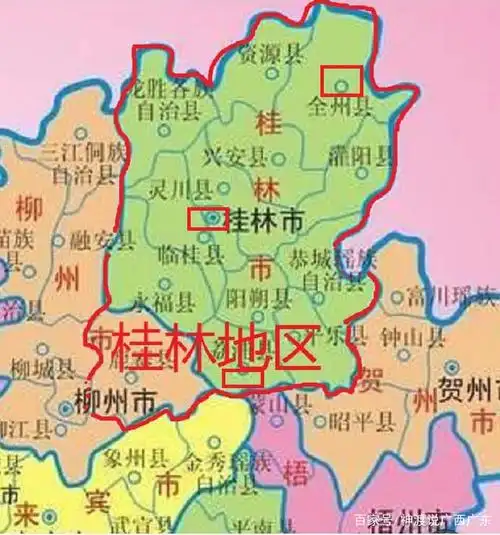 原桂林地区为什么不一分为二,拆分成两个地级市?