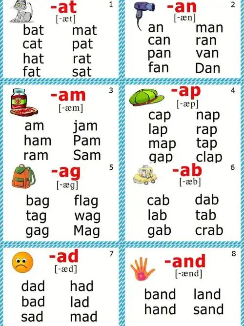 一套自然拼读总结60高清水印73可做闪卡