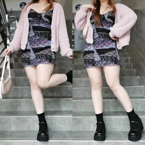 120斤微胖梨形女大学生的一周显瘦穿搭