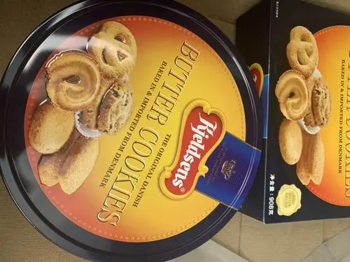 原装丹麦进口 丹麦蓝罐曲奇饼干908g铁罐礼盒装年货 办公零食送礼晒单