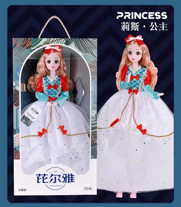 这个芭比洋娃娃超可爱,60厘米大号,还能唱歌!白雪公主的造型 - 抖音