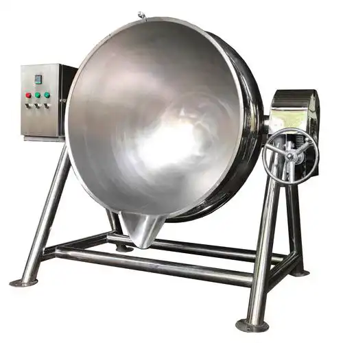 强大机械生产食品蒸煮锅不锈钢夹层锅