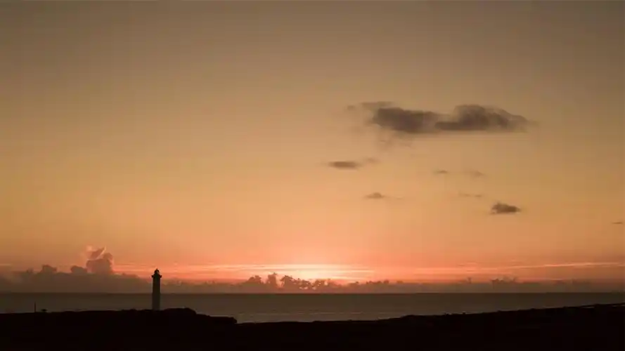 冲绳岛唯美治愈系夕阳风光