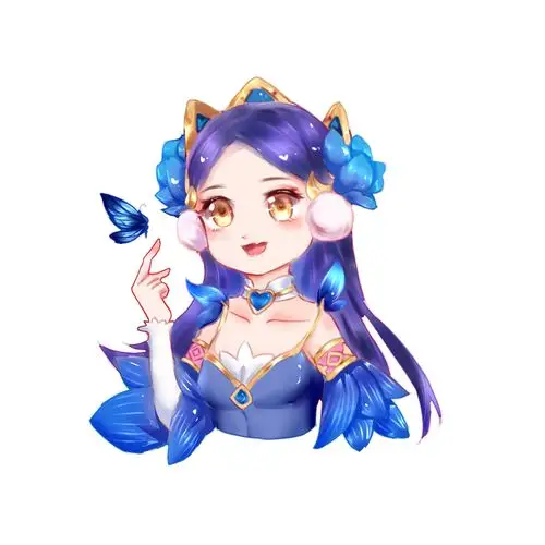 貂蝉q版头像有你喜欢的那只蛾子吗