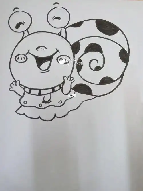 拟人动物简笔画