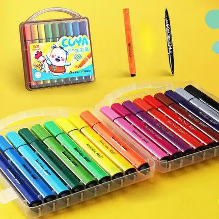 【真彩】水彩笔画笔18色盒装