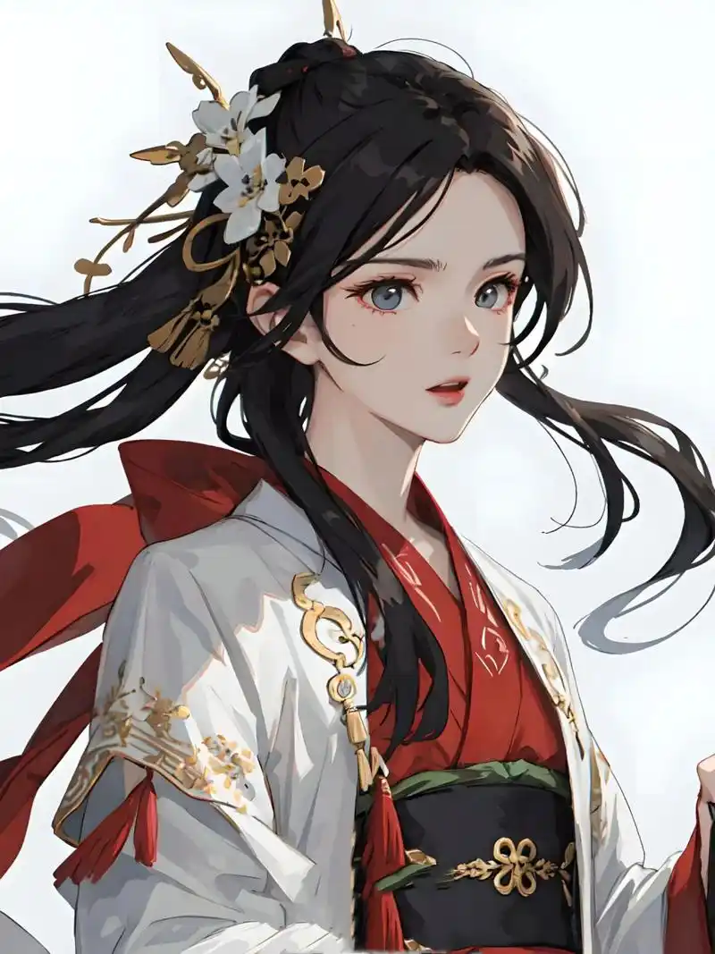 绘画素材 | 古风少女动漫