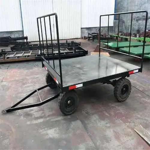 四轮车牵引平板拖车 达丰机械批发农用车斗 运输牵引挂车
