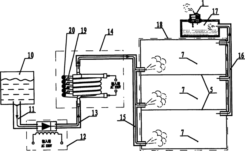 一种家用多功能高温电蒸箱