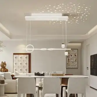 灯饰照明>吊灯>vvs>vvs餐厅无叶风扇吊灯简约现代创意大气吊灯led中山