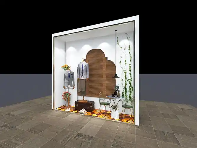 服装橱窗设计效果图