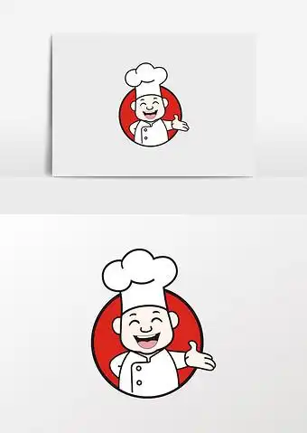 卡通厨师中西餐大厨形像图片下载