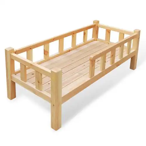 幼儿园床实木床儿童床护栏床上下床幼儿园专用床婴儿床幼儿午休床叠叠