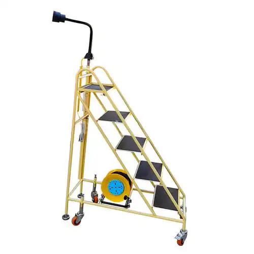 通汇供应绝缘五层踏板多功能喷塑高低凳作业梯带可升降led灯新款