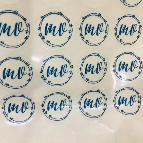 不干胶贴 定制logo 睫毛盒子不干胶贴 工厂定制 纸质不干胶贴