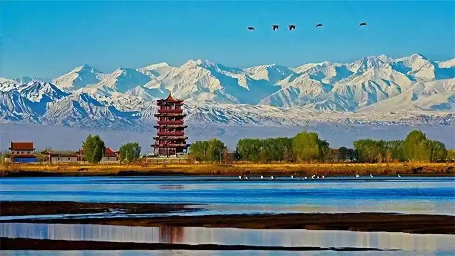 高台大湖湾风光如画_景区_旅游_保护