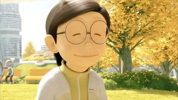 大雄长大后的样子一点都没变,还是那个流鼻涕的大雄啊