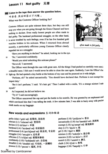 新概念第三册lesson11课文内容pdf4页