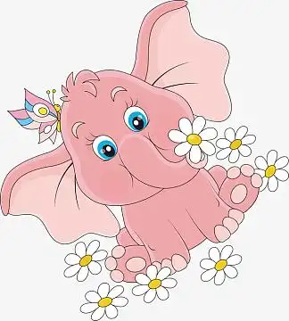 矢量图粉色的大象(1579x1757)aipng卡通动物矢量图(800x800)aipng手绘