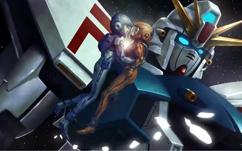 高达f91插画绘制过程