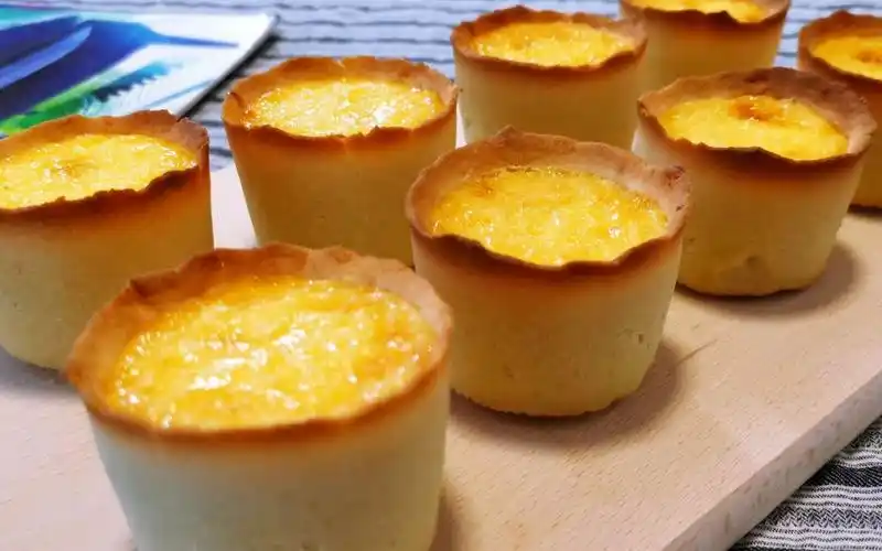 卡仕达布丁塔德式布丁挞蛋挞custardpuddingtart