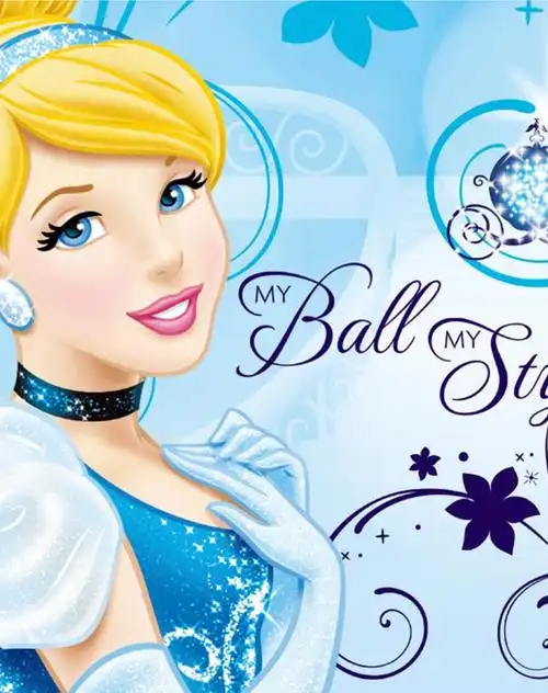 迪士尼 挂画-仙蒂公主欢乐时光