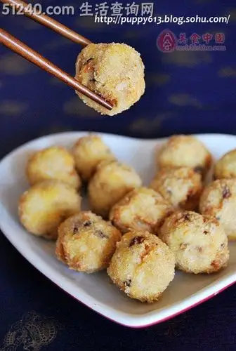 豆渣美味促健康--香酥豆渣球/ 豆渣丸子汤