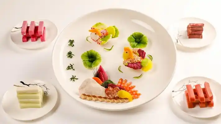 冷拼鸳鸯戏水—陕西新东方学生作品