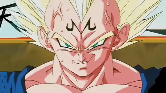 《龙珠z》贝吉塔被巴比迪魔化,这邪恶的笑容简直帅爆了!