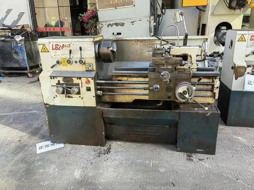 原版原漆6240a普通车床两台,加工长度   - 抖音