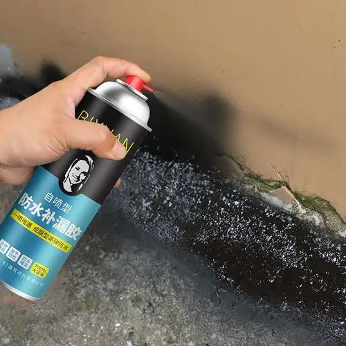 屋顶防水补漏喷剂喷雾自喷材料堵漏王聚氨酯涂料外墙房顶防水胶