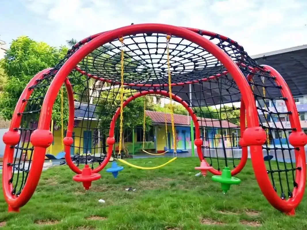 幼儿园爬网儿童体能训练拓展室外游乐设备户外大型异形攀爬架#爬 - 抖