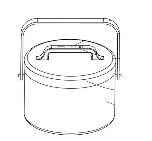 儿童简笔画保温饭盒的简单画法