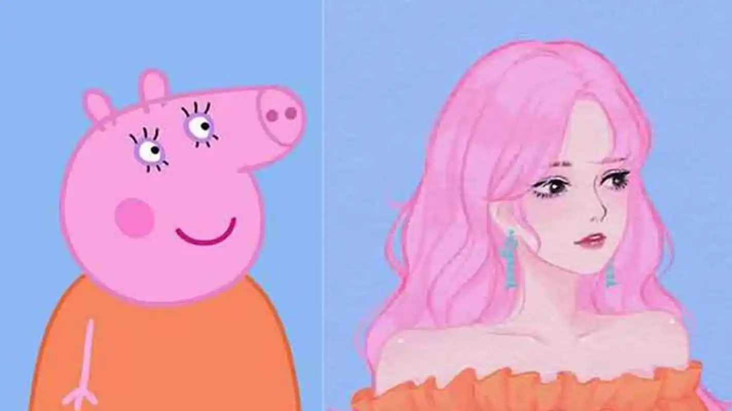 当《小猪佩奇》一家四口拟人化,猪爸爸成了"人气主角"