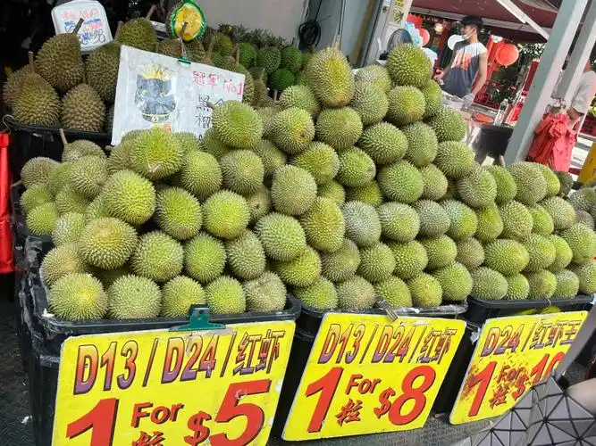 新加坡的榴莲季来啦