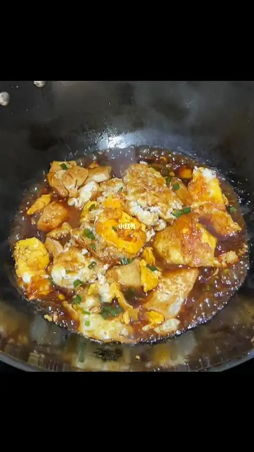 今天吃啥鸡蛋烧豆腐
