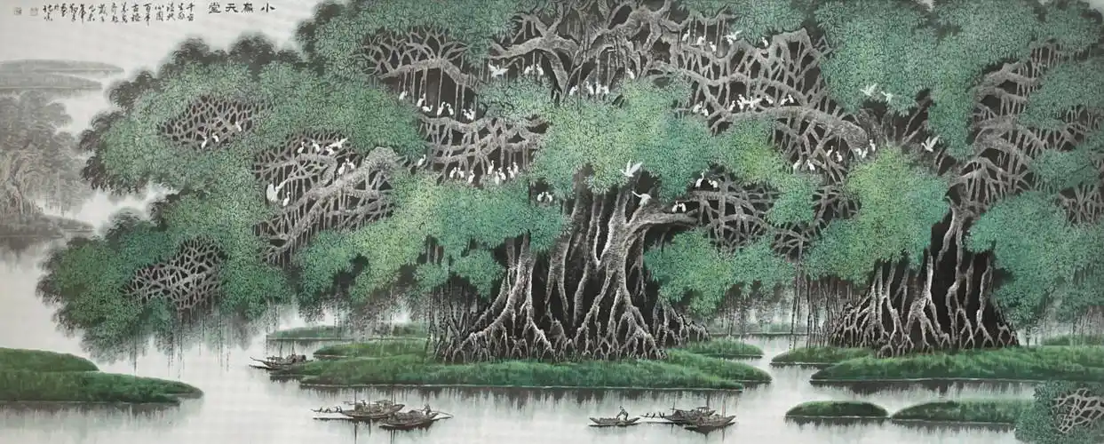 名人名家——走进著名山水画大师徐勤军的艺术世界_作品_国际_中国